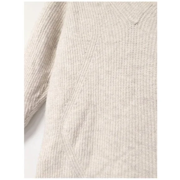 Zara long v-neck sweater dress - Picture 6 of 9